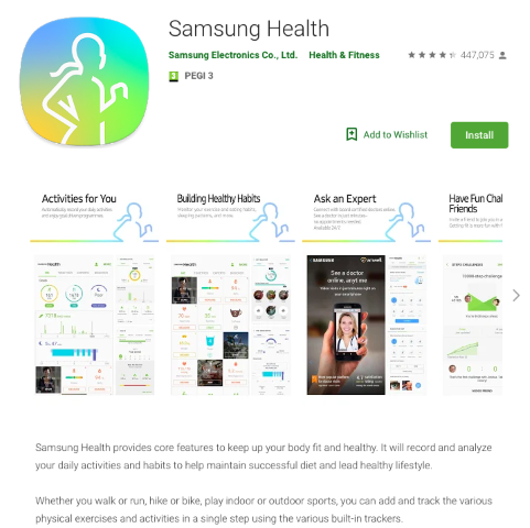 Samsung Health programėlė (Small)