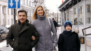 Renata Norvilė su šeima