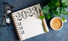 New,Year,Resolutions,2023,On,Desk.,2023,Resolutions,List,With