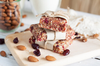 Homemade,Raw,Coconut,Cranberry,Cashew,Fig,Bars.,Snack,Food.,Energy