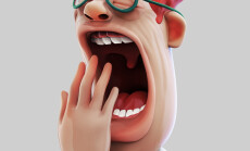 Tired,Man,With,Wide,Open,Mouth,Yawning,Eyes,Closed,3d