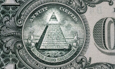 All-seeing,Eye,On,The,One,Dollar.,New,World,Order.,Elite