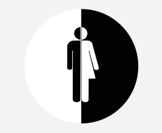 Gender,Neutral,Icon.,Unisex,Gender,Restroom,Or,Toilet,Sign,,Transgender