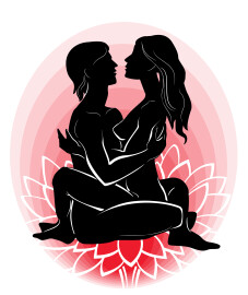 Couple,Practicing,Tantra,Yoga