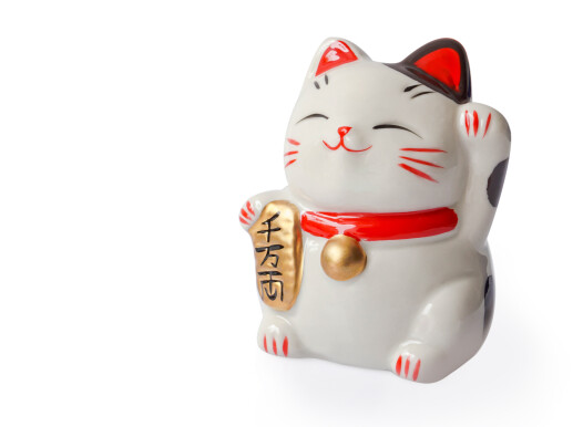 Maneki,Neko,Lucky,Cat,Show,Text,On,Hand,Meaning,Rich