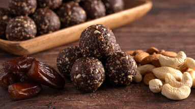 Chocolate,Energy,Protien,Balls,Made,Of,Raw,Organic,Nuts,And