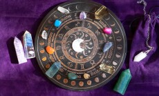 Gemstones,For,Zodiac,Signes,,Minerals,Over,Life,Flower,Chart.,Magic