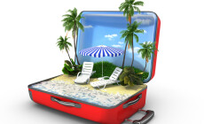 Open,Baggage,,Vacation,Concept