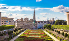 Cityscape,Of,Brussels,In,A,Beautiful,Summer,Day,,Belgium