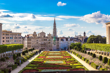 Cityscape,Of,Brussels,In,A,Beautiful,Summer,Day,,Belgium