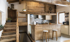 Wood,Kitchen,In,Cottage,Style