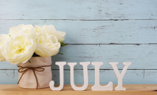 Hello,July,Alphabet,Letter,With,Space,Background