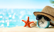 Summertime,Vacation,Concept.,Time,To,Relax.,Last,Minute,Deals.,Alarm