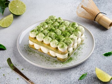 Matcha,Tiramisu,Cake.traditional,Italian,Layered,Dessert,Made,Of,Lady,Fingers