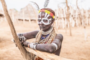 Omo,Valley,,Ethiopia-,March,1,2023:,Portrait,Of,A,Woman