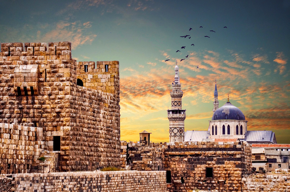 Big,Umayyad,Mosque,Of,Damascus,Syria