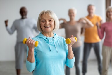 Multiracial,Group,Of,Senior,People,In,Sportswear,Doing,Strength,Building