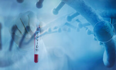 Multiexposure,Background,Of,Coronavirus,Covid,19,Infected,Blood,Sample,In