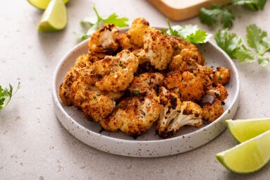 Roasted,Spicy,Cauliflower,In,A,Bowl,,Vegan,Side,Dish,Idea