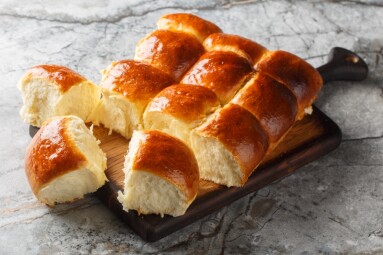 Homemade,Freshly,Baked,Soft,Dinner,Rolls,Or,Hawaiian,Buns,Closeup