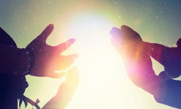 Reiki,Energy,Light,Worker,Hands,Photo,Illustration.