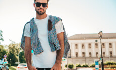 Portrait,Of,Handsome,Confident,Stylish,Hipster,Lambersexual,Model.man,Dressed,In