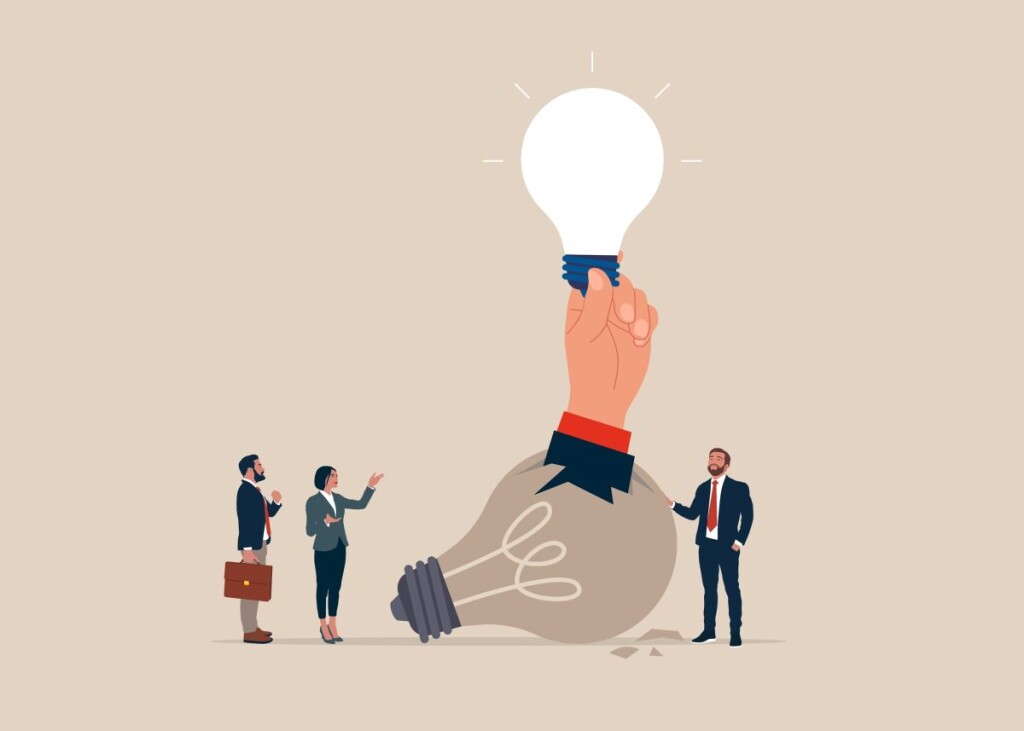 Attempt,To,Create,New,Innovation,From,A,Broken,Light,Bulb