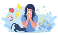 Woman,With,Allergy,From,Pollen,,Cat,Fur,,Citrus,,Peanuts,Or