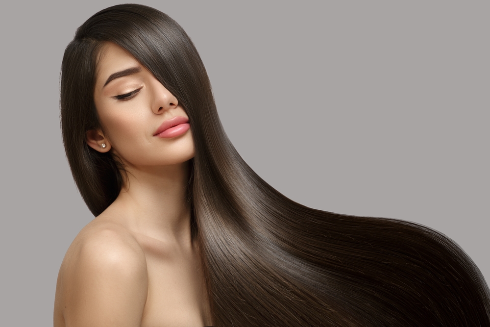 Fashion,Woman,With,Straight,Long,Shiny,Hair.,Beauty,And,Hair