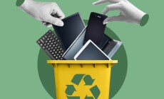 Computer,,Laptop,,Keyboard,,Digital,Tablet,,Smart,Phone,,Conservation,,Recycling,,Environment,