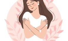 Woman,Hugging,Herself.,Concept,Of,Self-love,,Self-care,,Loving,Your,Body.
