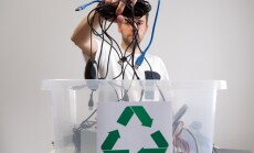 Hazardous,E-waste,Recycling.,Household,Electrical,And,Scrapped,Electronic,Devices,In