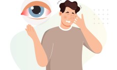 Person,With,Fungal,Infection,In,Eye,Irritant,-,Pink,Eye