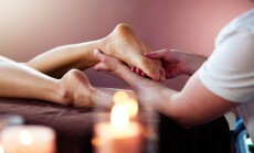 Reflexology,Feet,Massage,Treatment.,Foot,Spa,Therapist