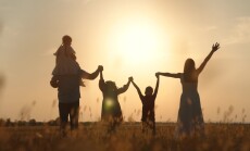 Boy,Girl,Mother,Father,Son,Daughter,Dream,Teamwork,Hands,Up