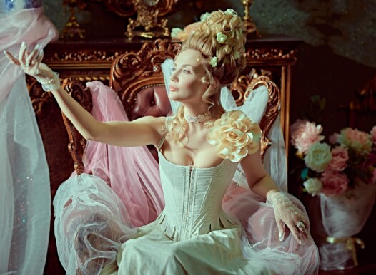 18th,Century,Fashion,Style.,Historical,Portrait,Of,A,Magnificent,Lady