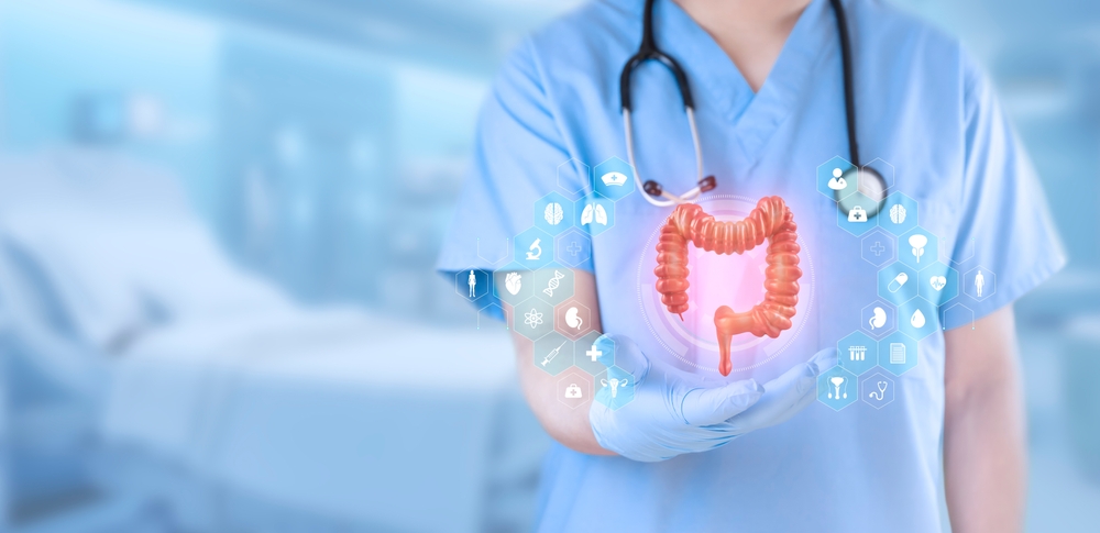 Gastroenterologist,Examines,Large,Intestine.,Concept,Of,Colorectal,Cancer,,Treatment,And