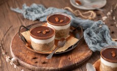 Indulge,In,Creamy,,Coffee-infused,Overnight,Oats,Layered,With,A,Luscious