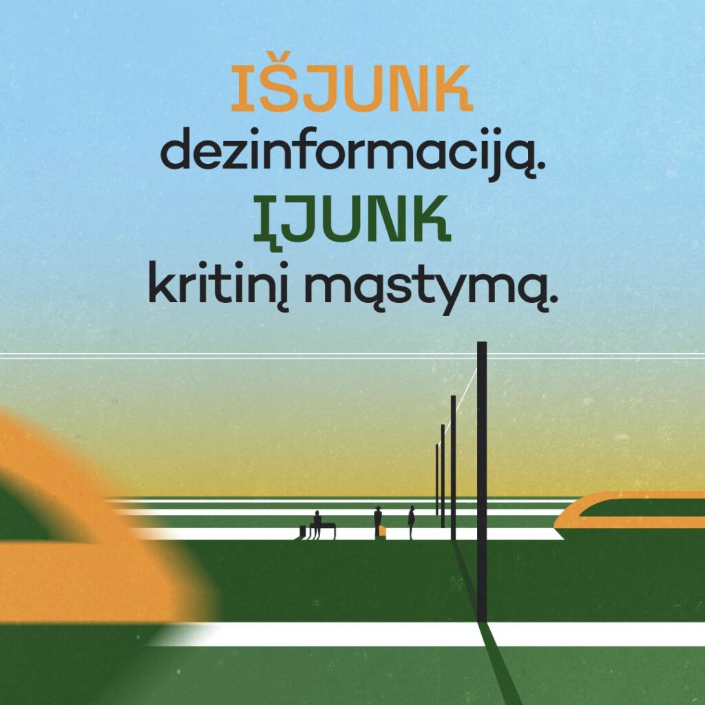 Startuoja iniciatyva „Išjunk dezinformaciją. Įjunk kritinį mąstymą“