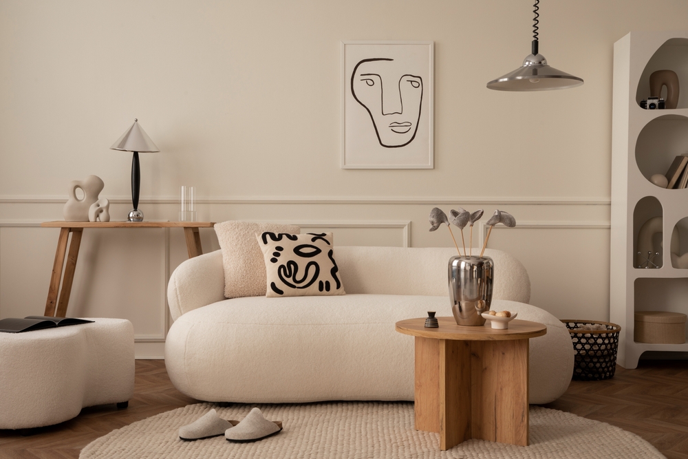 Creative,Composition,Of,Living,Room,Interior,With,Mock,Up,Poster