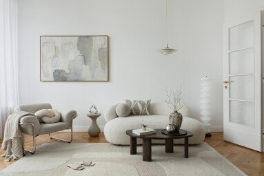 A,Serene,Living,Room,With,A,Neutral,Color,Palette,,Featuring