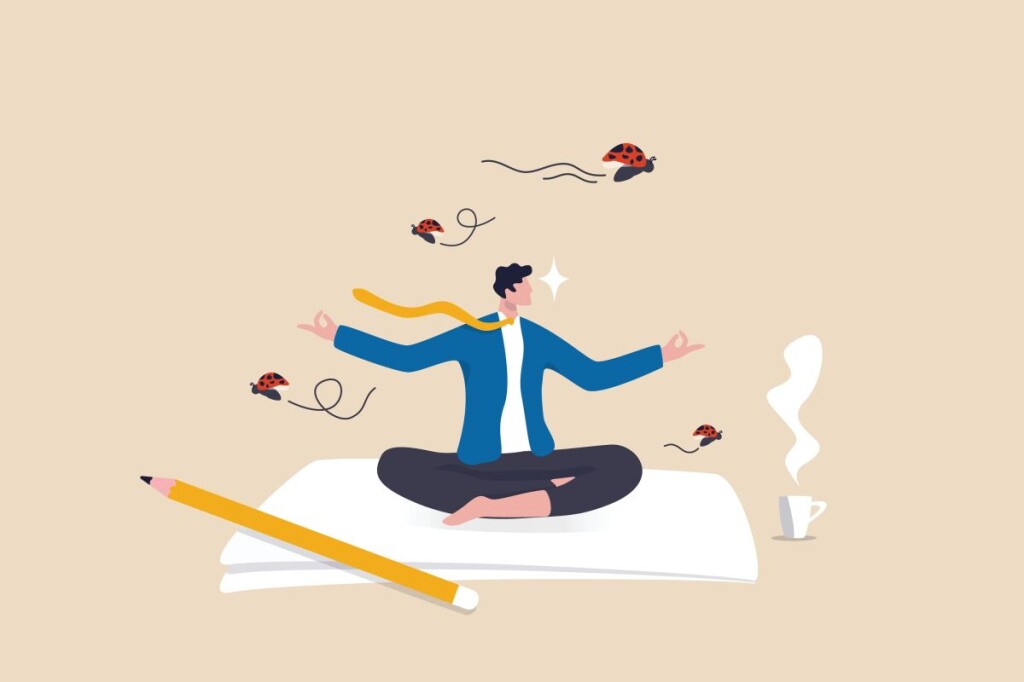 Stay,Focused,In,Work,And,Ignore,Distractions,,Concentration,Or,Meditation