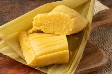 Focus,On,Brazilian,Typical,Pamonha