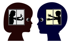 Introverted,And,Extroverted,Kids.,Boy,And,Girl,With,Different,Personality