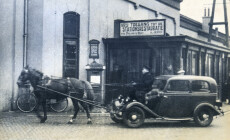 Denmark,-,Circa,1940s:,The,Coachman,Operates,Horse,Harnessed,In