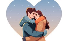 Valentine's,Day,With,Young,Couple,In,Love,Are,Hugging.,Pair