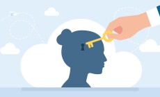 Unlock,Idea,And,Explore,Potential,,Development,Of,Thinking.,Man,Holding