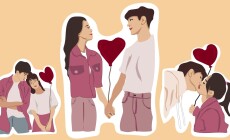 In,Love,Cute,Romance,Couple,Cartoon