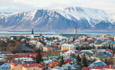 Scenery,View,Of,Reykjavik,The,Capital,City,Of,Iceland,In