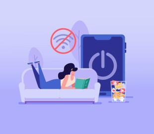 Woman,Lying,On,The,Sofa,And,Reading,A,Book.,Concept